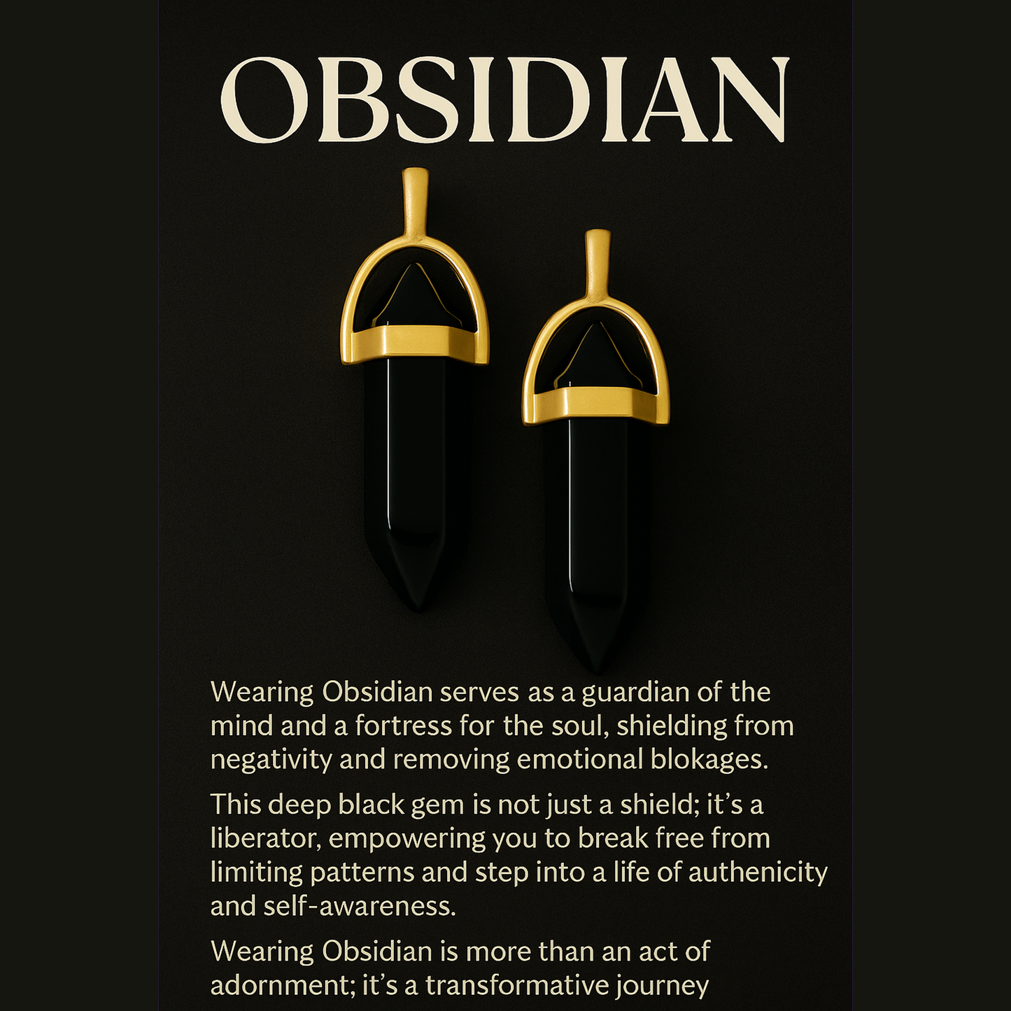OBSIDIAN NATURAL STONE