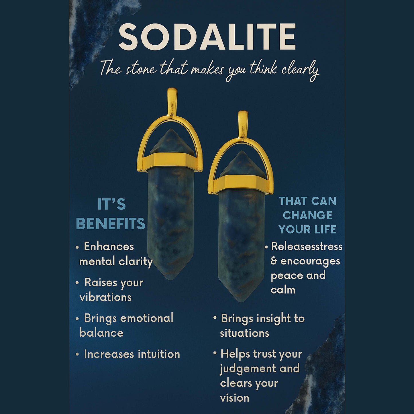 SODALITE NATURAL STONE