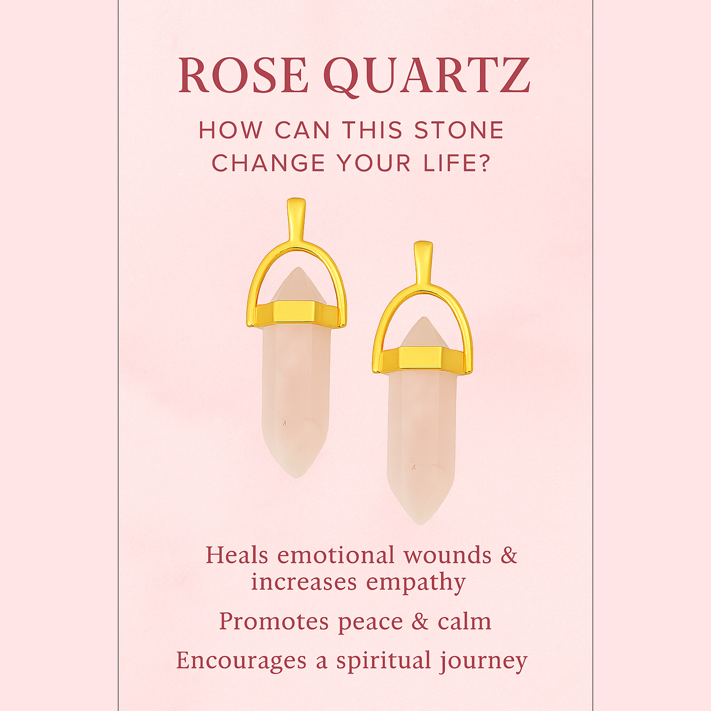 ROSE QUARTZ NATURAL STONE