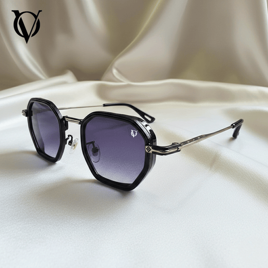 Noir Struct (Unisex Black Sunglasses) 2738