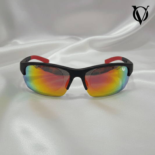 MEN SPORTS GLASSES 9961 RED BLACK