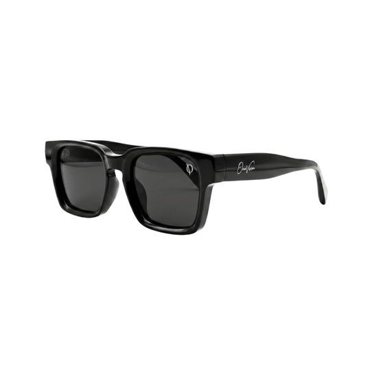 Classic Black Square Sunglasses (17028) BLACK