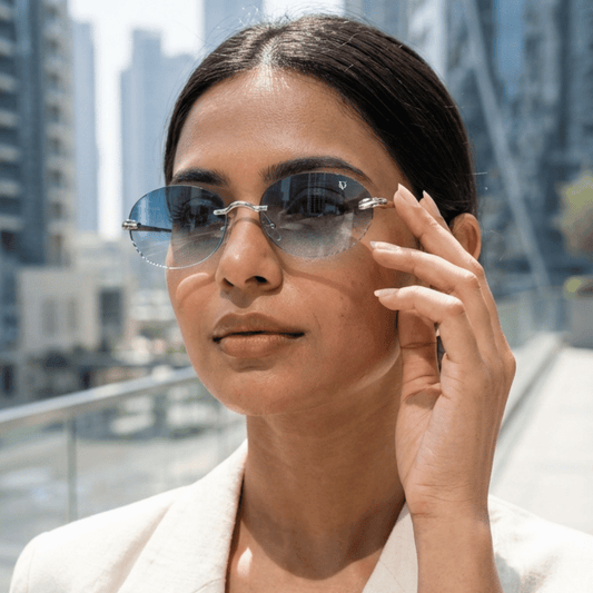 Aurora Edge Rimless Photocromatic Sunglasses (2609)