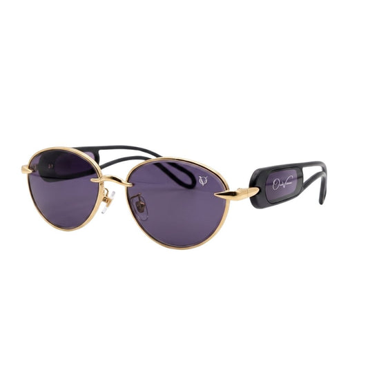 Noir Luxe Oval Edge Sunglasses (2758)