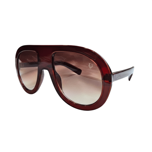 Polygon (Unisex Sunglasses 5701 Maroon)
