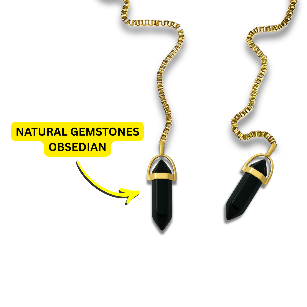 NOIR OVAL (GLD.C) OBSEDIAN