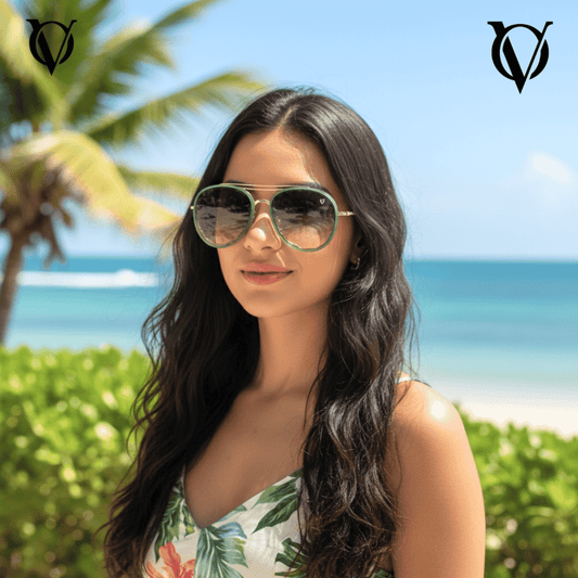 Emerald Aura (Women Sunglasses M549 Green)