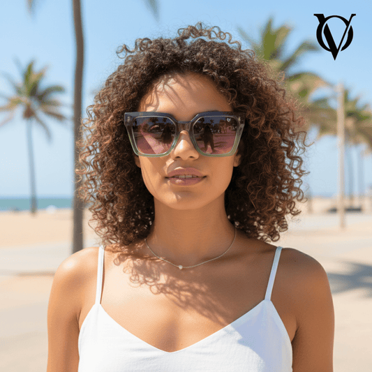 Twilight Oversize (Women Sunglasses M6255 Black)