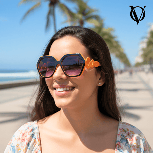 Mandarin Hex (Women Sunglasses 5706 Orange)