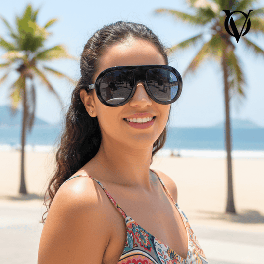 Polygon (Women Sunglasses 5701 Black)