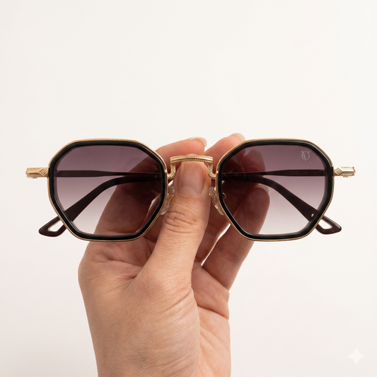 Aurelle (Unisex Sunglasses 2738 Gold)