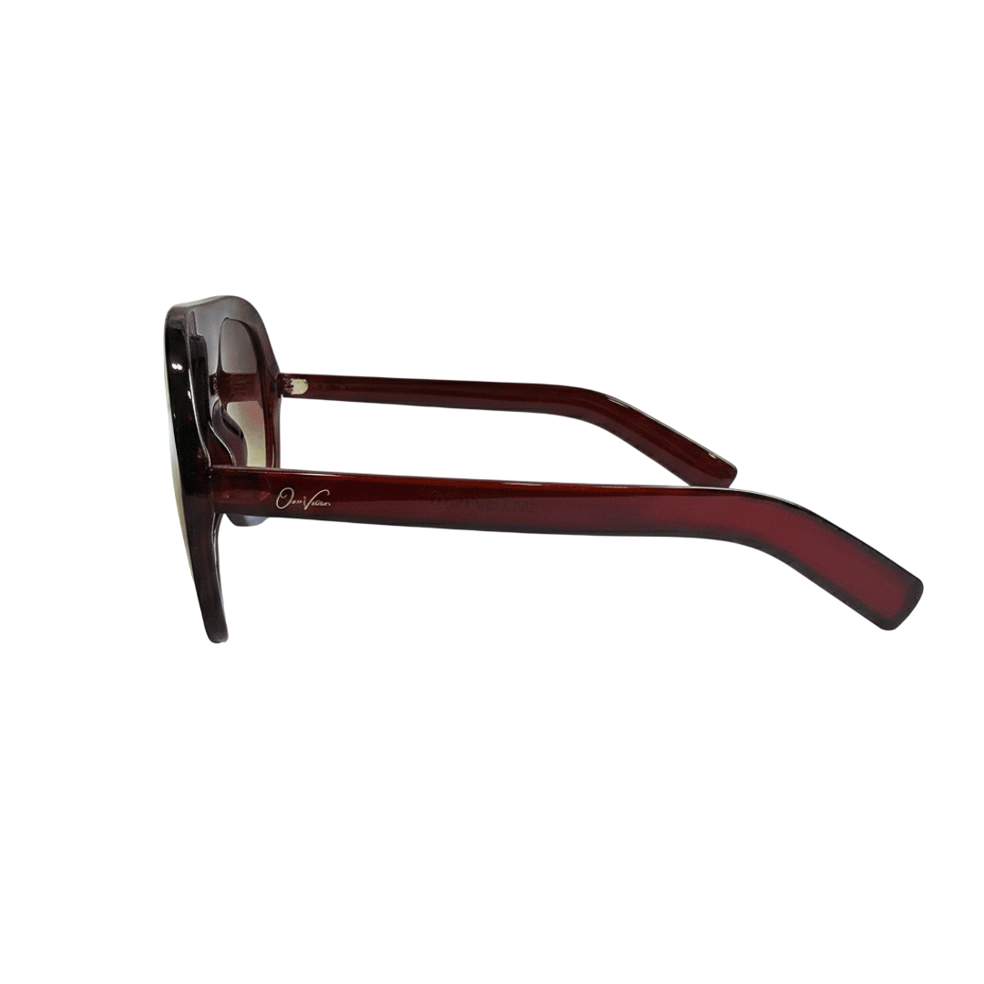 Polygon (Unisex Sunglasses 5701 Maroon)