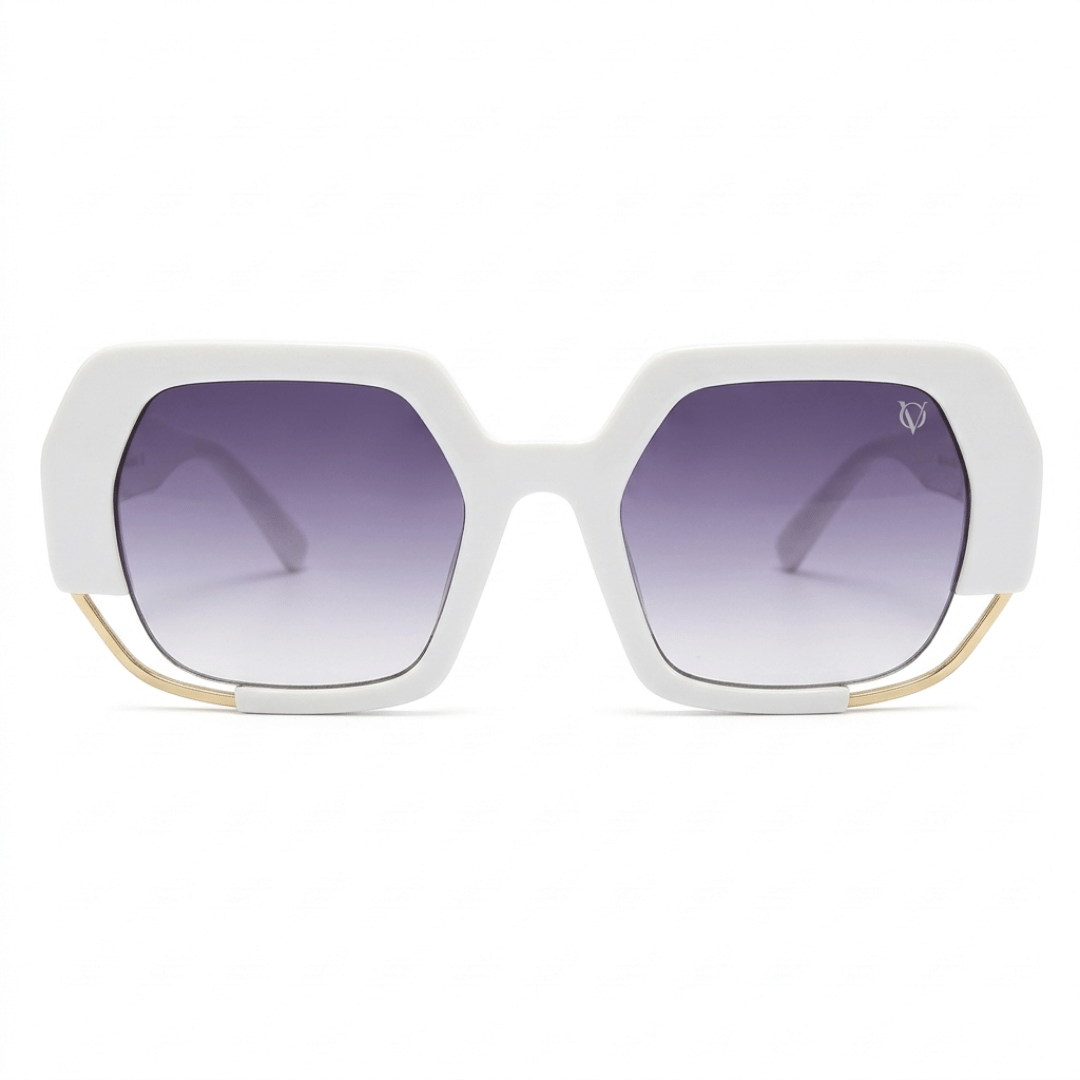 Luxe Horizon (Women Sunglasses 5698) White