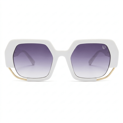 Luxe Horizon (Women Sunglasses 5698) White