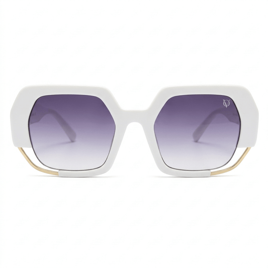 Luxe Horizon (Women Sunglasses 5698) White