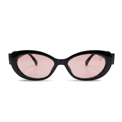 BowCharm Noir Sunglasses (T-57) Black-Pink