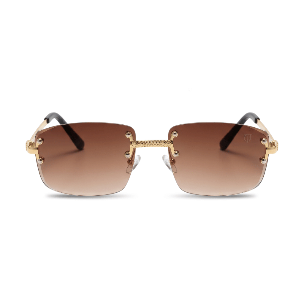 Golden Dusk Luxe Sunglasses  (S-003)