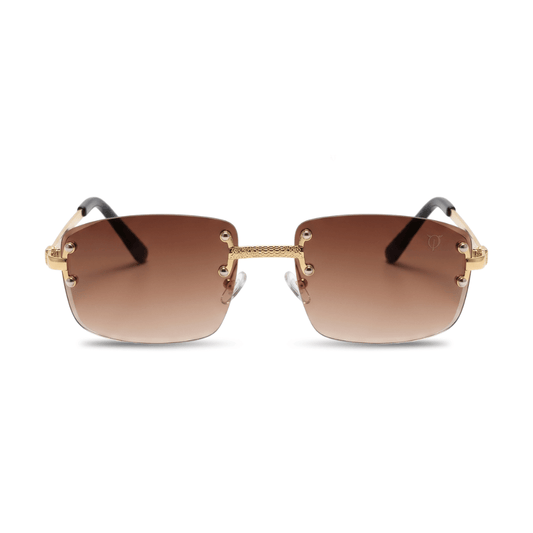 Golden Dusk Luxe Sunglasses  (S-003)