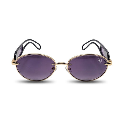 Noir Luxe Oval Edge Sunglasses (2758)