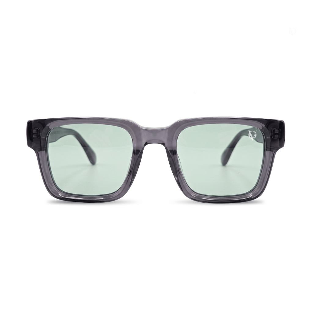 Urban Mist Transparent Grey Square Sunglasses (17028)