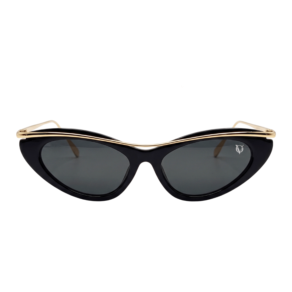 Noir Luxe Cat-Eye Sunglasses (1096)
