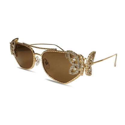 Golden Monarch Glam Sunglasses (98119)
