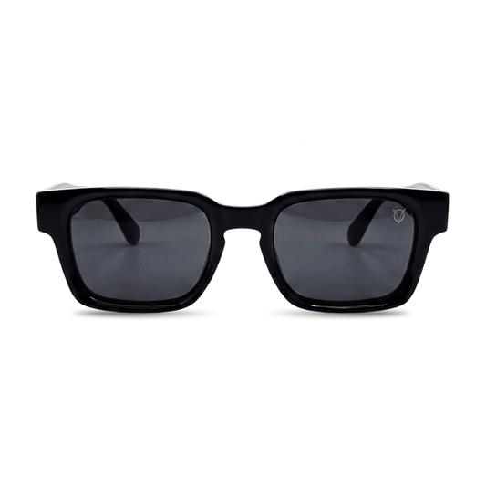 Classic Black Square Sunglasses (17028) BLACK