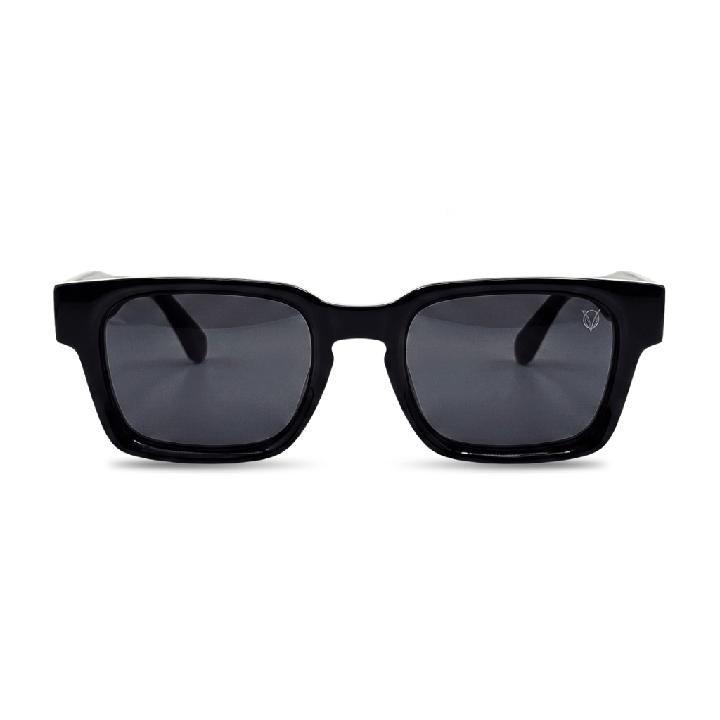 Obsidian Bold Classic Square Sunglasses (17028) black