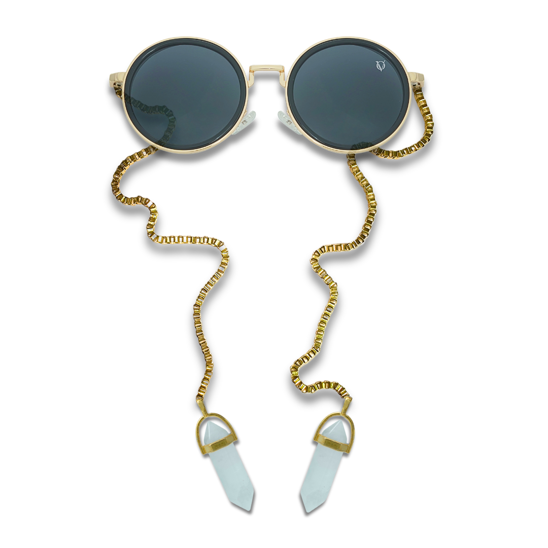 NOIR OVAL (GLD.C) SPHATIK