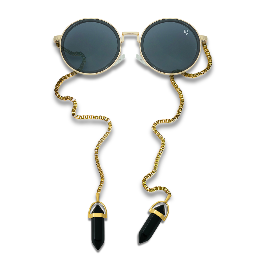 NOIR OVAL (GLD.C) OBSEDIAN