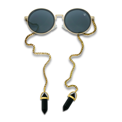 NOIR OVAL (GLD.C) OBSEDIAN