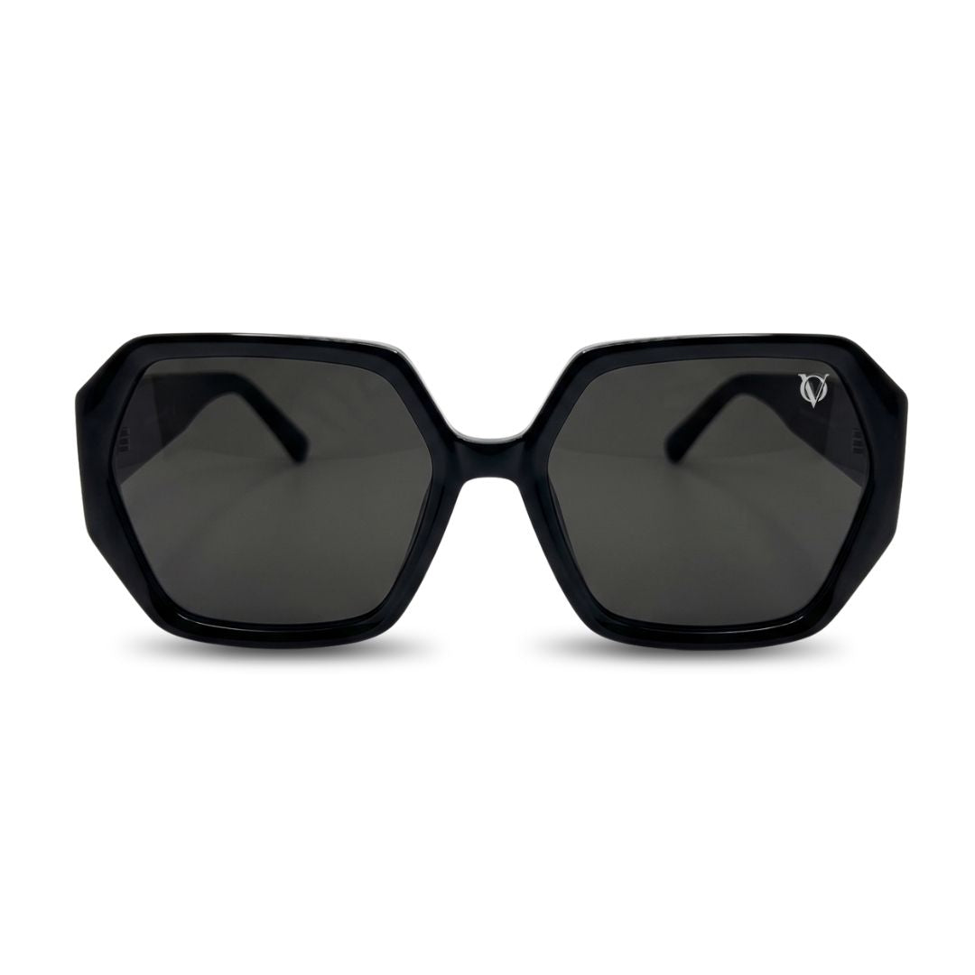 Midnight Bold Square Sunglasses (17025)
