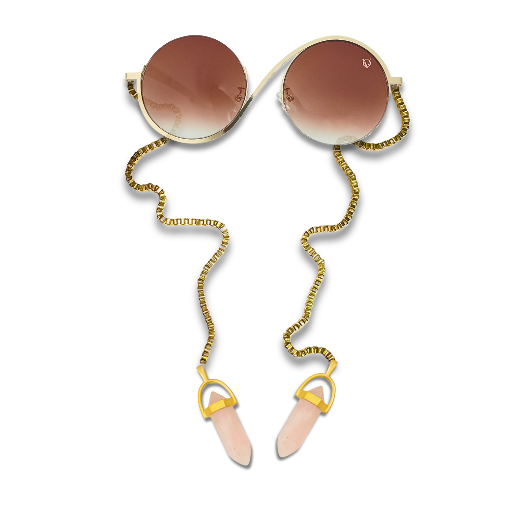 TWILIGHT BROWN (GLD.C) ROSE QUARTZ