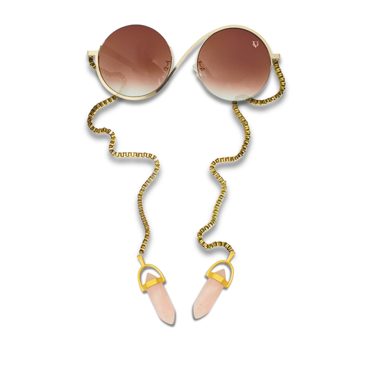 TWILIGHT BROWN (GLD.C) ROSE QUARTZ