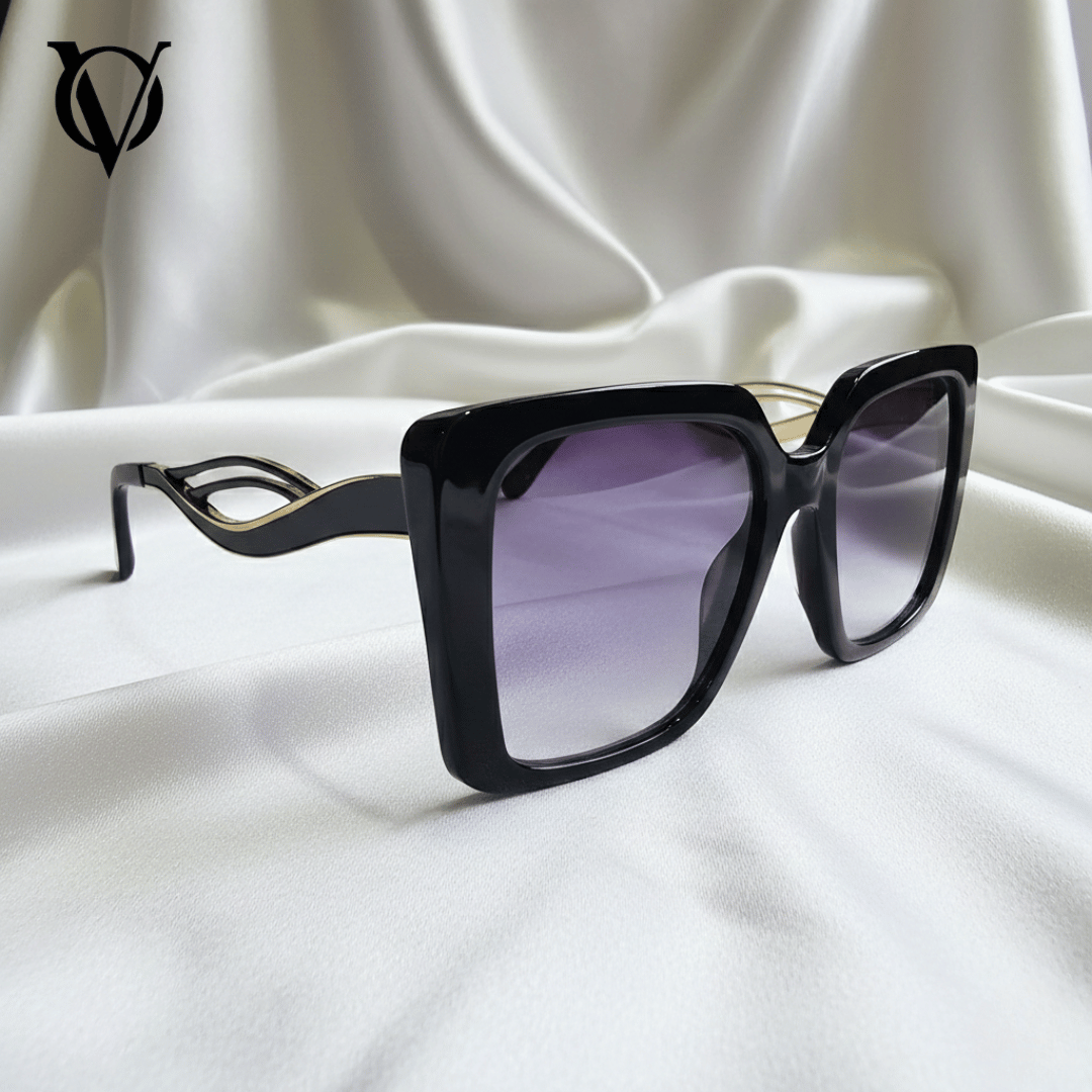 Noir Sculpt (Women Sunglasses 3258) Black Gold