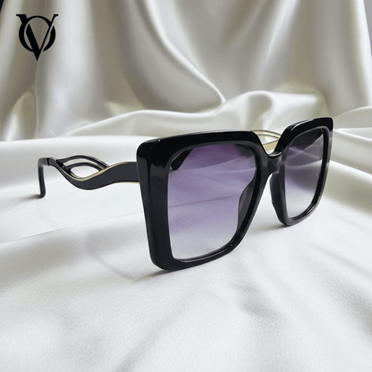 Noir Sculpt (Women Sunglasses 3258) Black Gold