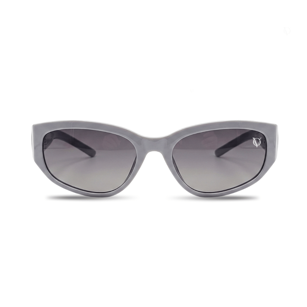 Frost Purple Sleek Oval Sunglasses (19445)