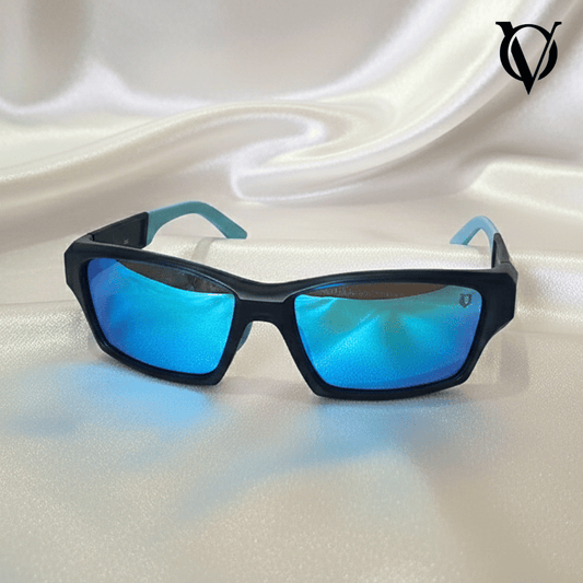 MEN SPORTS SUNGLASSES 19595 BLUE