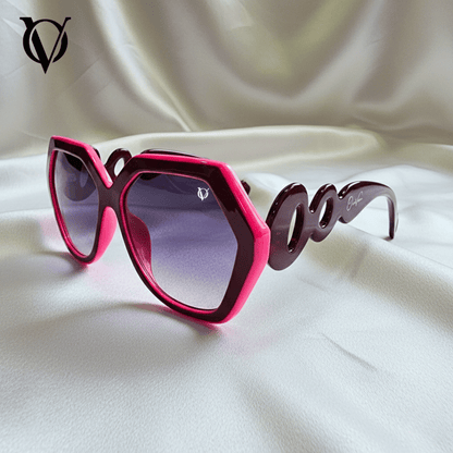 Mandarin Hex (Women Sunglasses 5706 Pink)