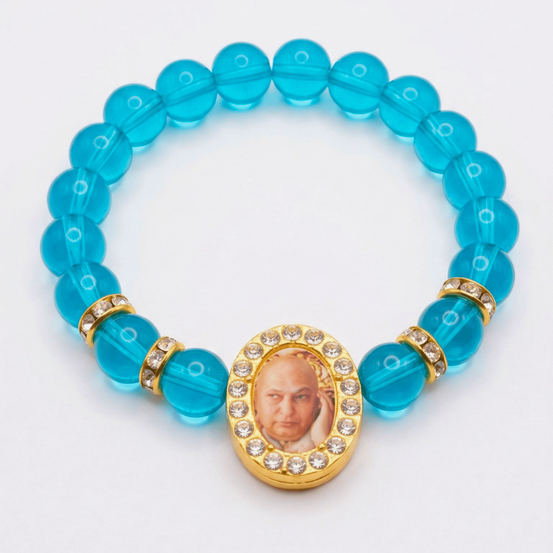🎁 GURUJI M.BLUE BRACELET (ORO SILVER) (100% off)