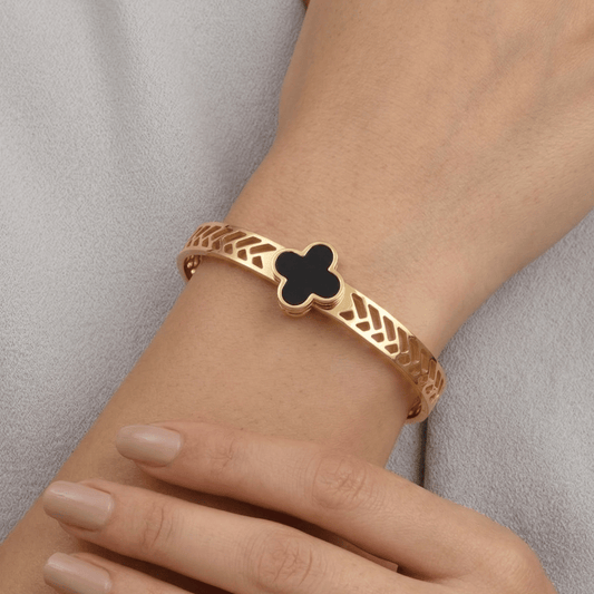 CLOVE BRACELET SINGLE (ORO SILVER)