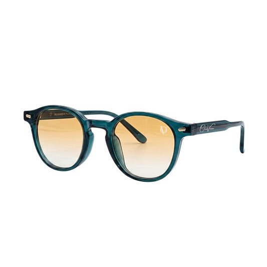 AquaFade Round Classic Sunglasses (1078) Green