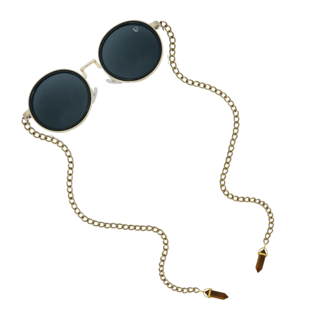 NOIR OVAL (TIGER EYE)