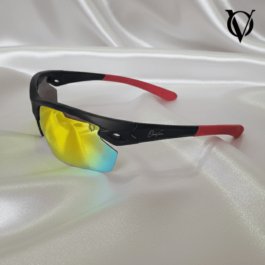 WOMEN SPORTS GLASSES 9961 RED BLACK