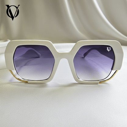 Luxe Horizon (Women Sunglasses 5698) White