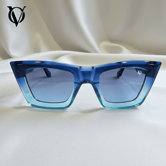 Ocean Mist Gradient (Men Sunglasses M6254 Blue)