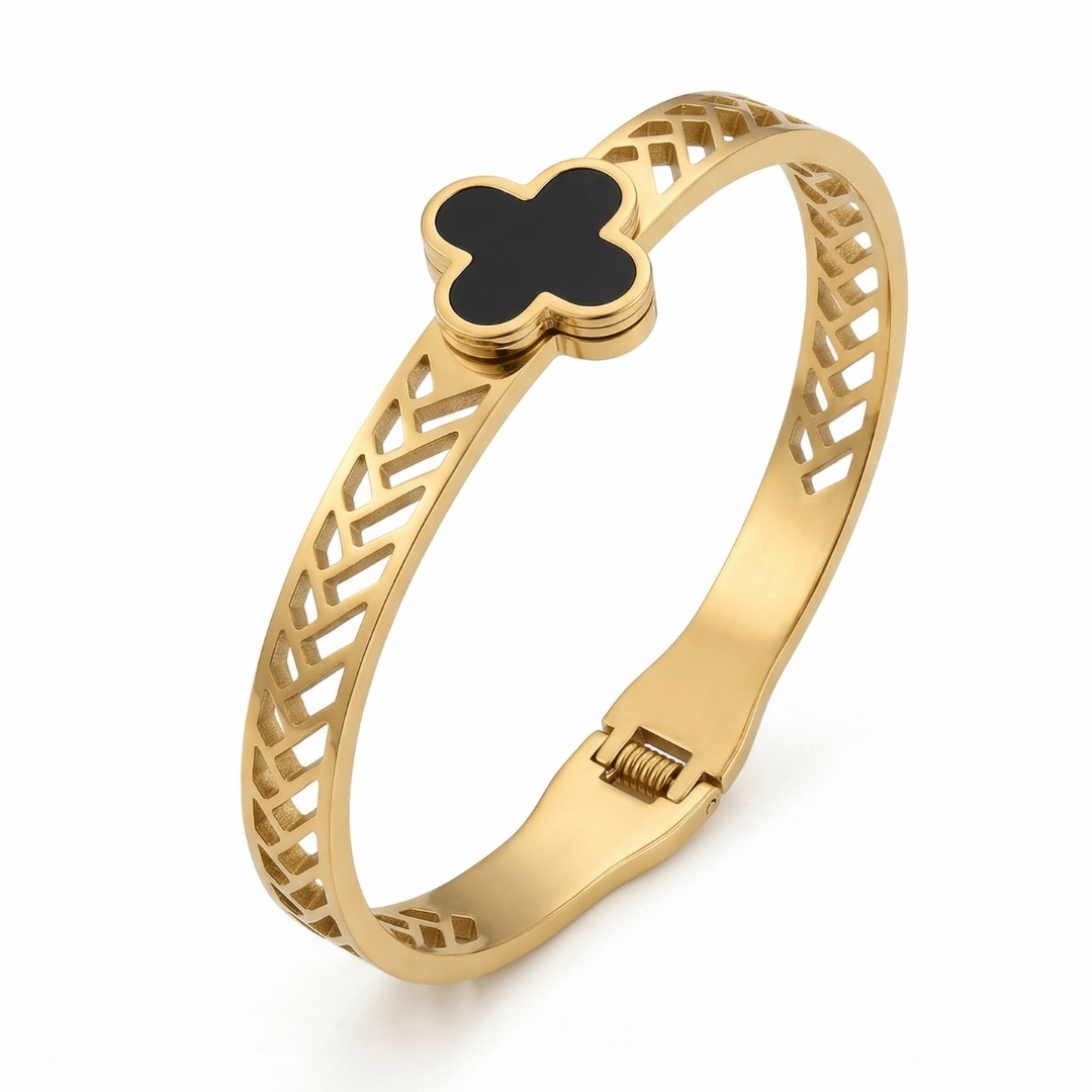 CLOVE BRACELET SINGLE (ORO SILVER)