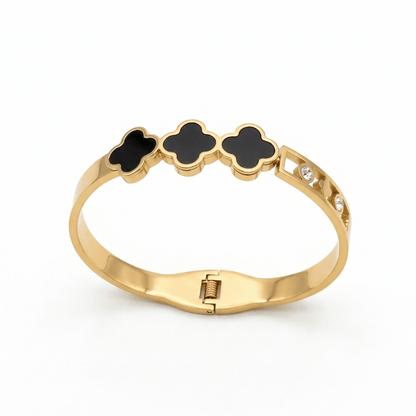 CLOVE BRACELET TRIPLE (ORO SILVER)