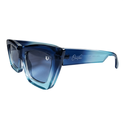 Ocean Mist Gradient (Unisex Sunglasses M6254 Blue)