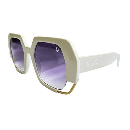 Luxe Horizon (Women Sunglasses 5698) White